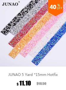 JUNAO SS 6 8 10 12 16 20 30 красная стеклянная Горячая фиксация аппликация из страз железа на передачу хрустальные камни плоская задняя часть Горячая фиксация страз