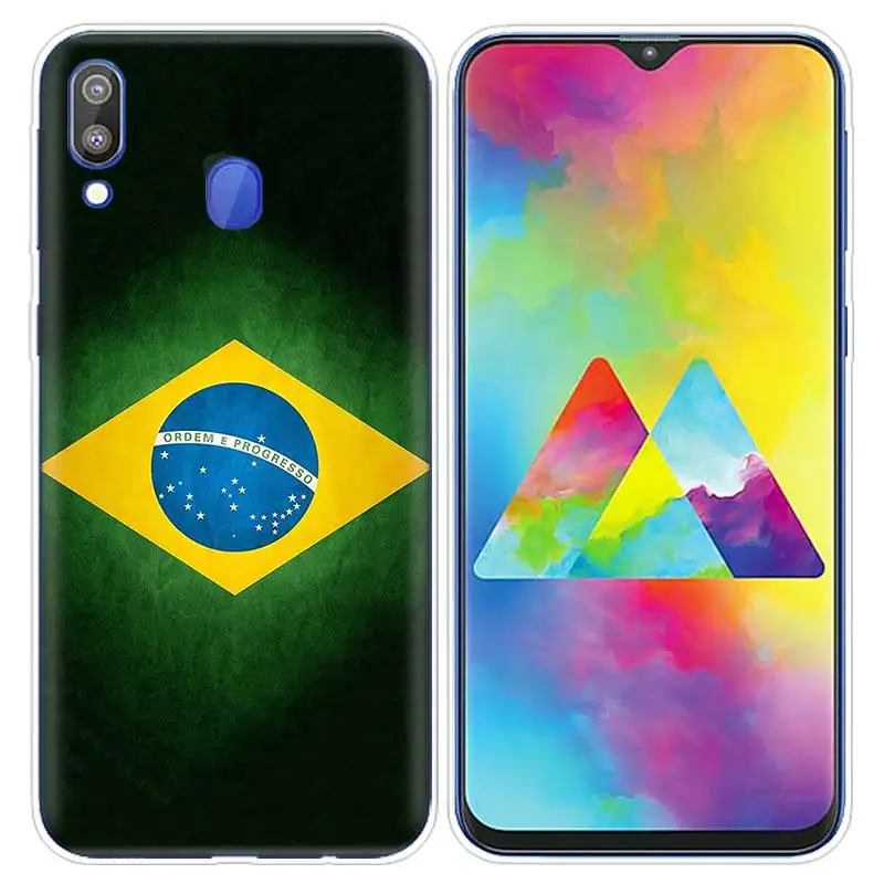 Чехол для samsung Galaxy S10 S10e S10 5G Plus M10 M20 M30 A10 A20 A30 A40 A50 A70 Бразилия Бразилиа национальные флаги крышка