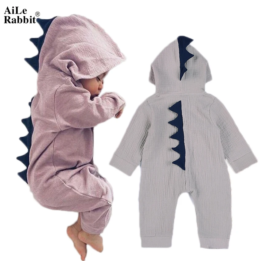 Детский хлопковый комбинезон с капюшоном длинным рукавом|baby rompers newborn|hooded baby