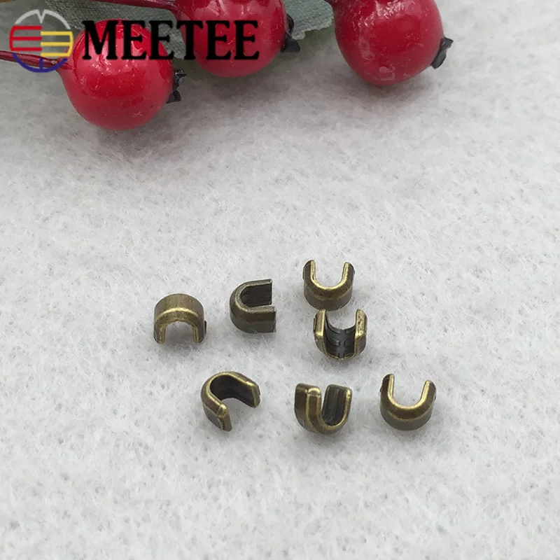 Meetee 20/50 шт. латунь U Стиль замок-молния, нескользящие носки для 3#5#8#10# металлические нейлоновые застежки-молнии смолаы ремонт ремесла домашнего декора аксессуары