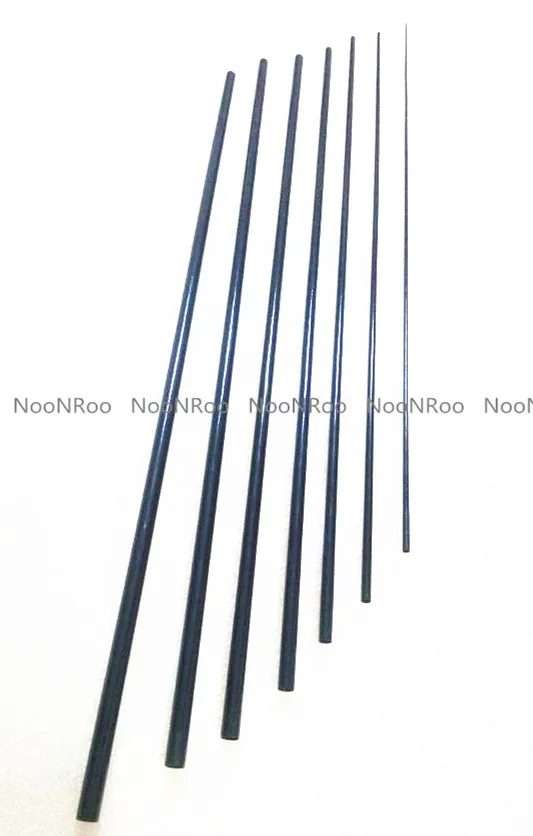 Дорожный Fly Rod графит fly rod пустой(9' 5wt. 7 шт. дорожный стержень) прозрачный синий цвет частный пользовательский материал