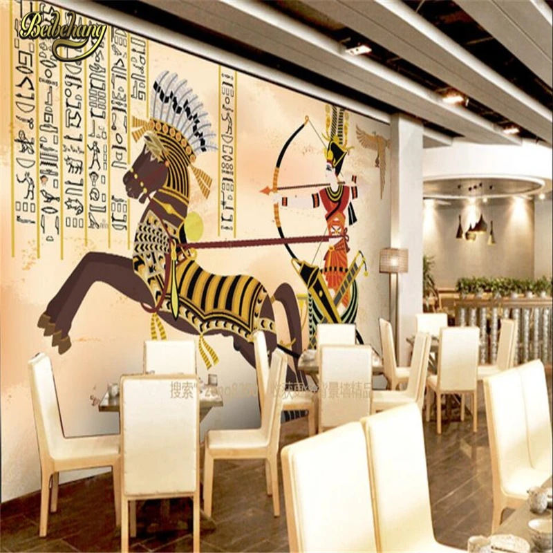 beibehang Custom Egyptian text papel de parede 3D Mural Wallpaper Bedroom Livig Room TV Sofa Backdrop Photo Wall paper |