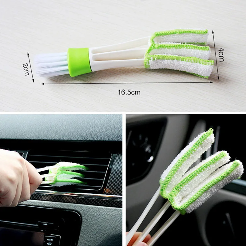 TOSPRA Portable Double Ended Car Cleaning Accessories For Auto Air Conditioner Vent Slit Blinds Cleaner Brush Styling Tools | Автомобили и