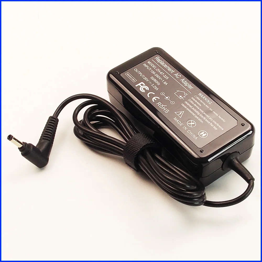 Адаптер переменного тока для ноутбука 20 в 3 25 А зарядное устройство шнур питания