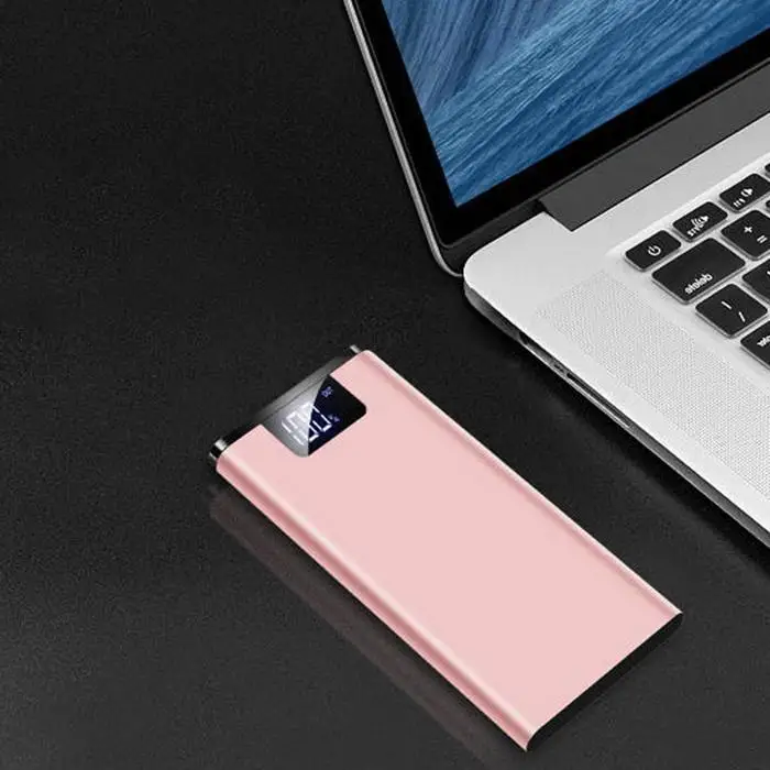 Power Bank для samsung 20000 mAh портативное зарядное устройство для мобильных телефонов с светодиодный цифровой дисплей внешний аккумулятор