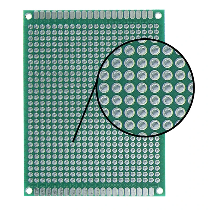 PCB универсальная доска 35 шт./лот 6x8 5x7 4x6 3x7 2x8 см двухсторонняя Diy прототип печатной