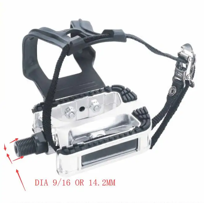 Педали для велосипеда набор педалей SPD с носовыми клетками ремнями и фурнитурой
