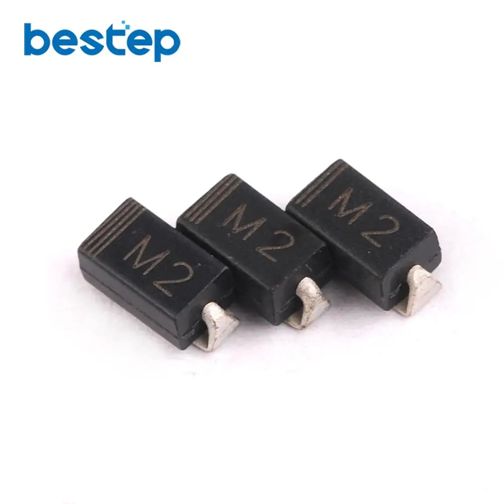 100 шт. SMA SMD выпрямительный диод 1N4002 IN4002 M2 1A/100 в | Электронные компоненты и