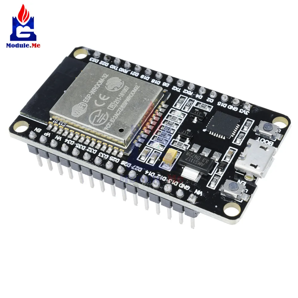 ESP32S ESP-32S ESP32 ESP-32 CP2102 беспроводной WiFi Bluetooth макетная плата Micro USB двухъядерный усилитель мощности фильтрующий модуль