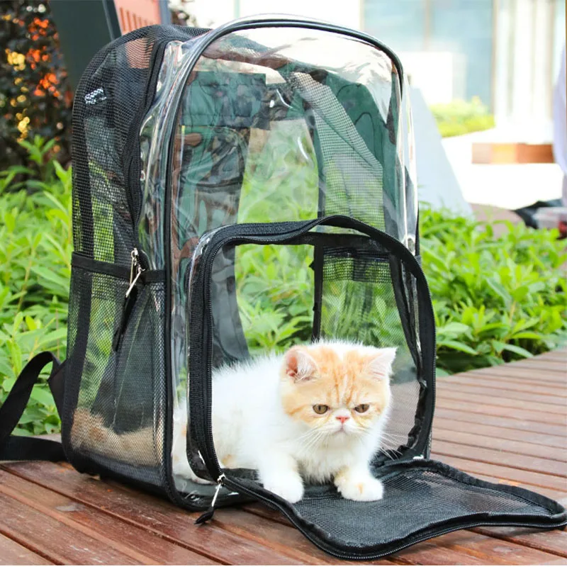 GANYUE кошка сумка переноска ПЭТ прозрачный рюкзак котенок маленькая собака