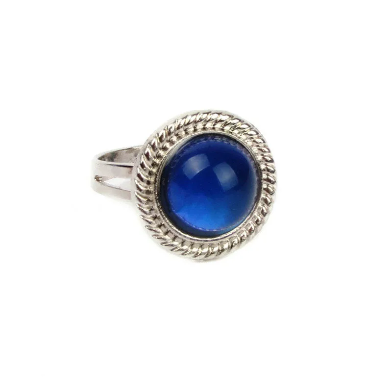 Изящные ювелирные изделия кольцо настроения солнца с изменением цвета