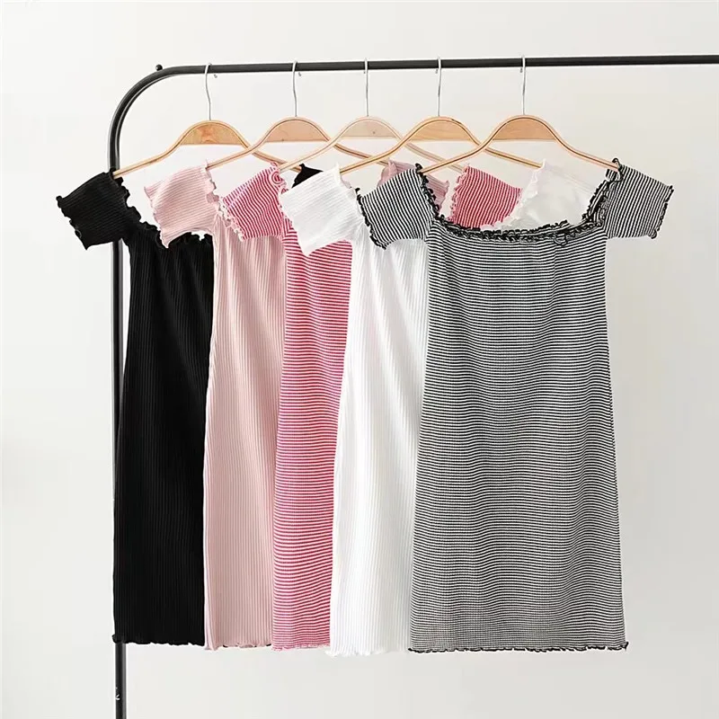 Женское облегающее платье на одно плечо эластичное черное/Белое платье-карандаш