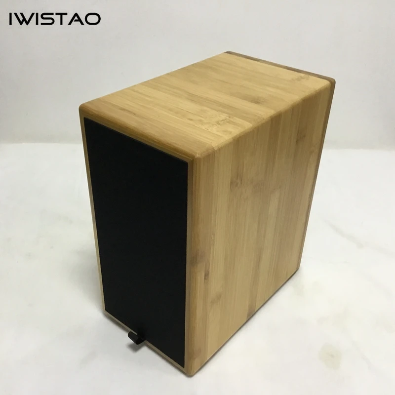 IWISTAO HIFI 4 дюйма полный спектр лабиринт динамик бамбук 2x60 Вт макс 8 Ом 70 Гц-22 кГц 89 дБ для монитора динамик s ламповый усилитель