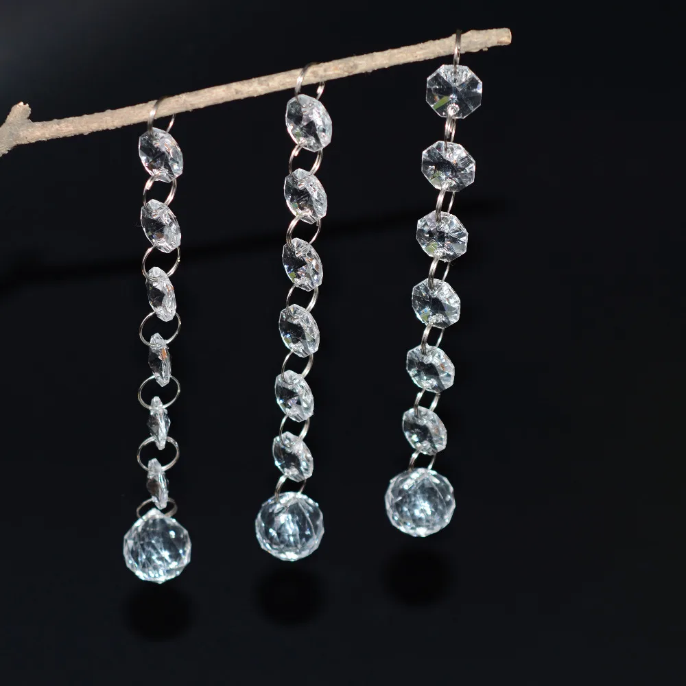 Акриловые Хрустальные Бусины круглые в форме капли декор для вечерние НКИ