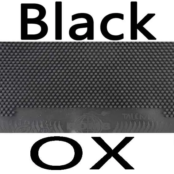 Bomb Talent Long Pips-Out Настольный теннис(пинг-понг) Резина без губки Topsheet OX - Цвет: Black