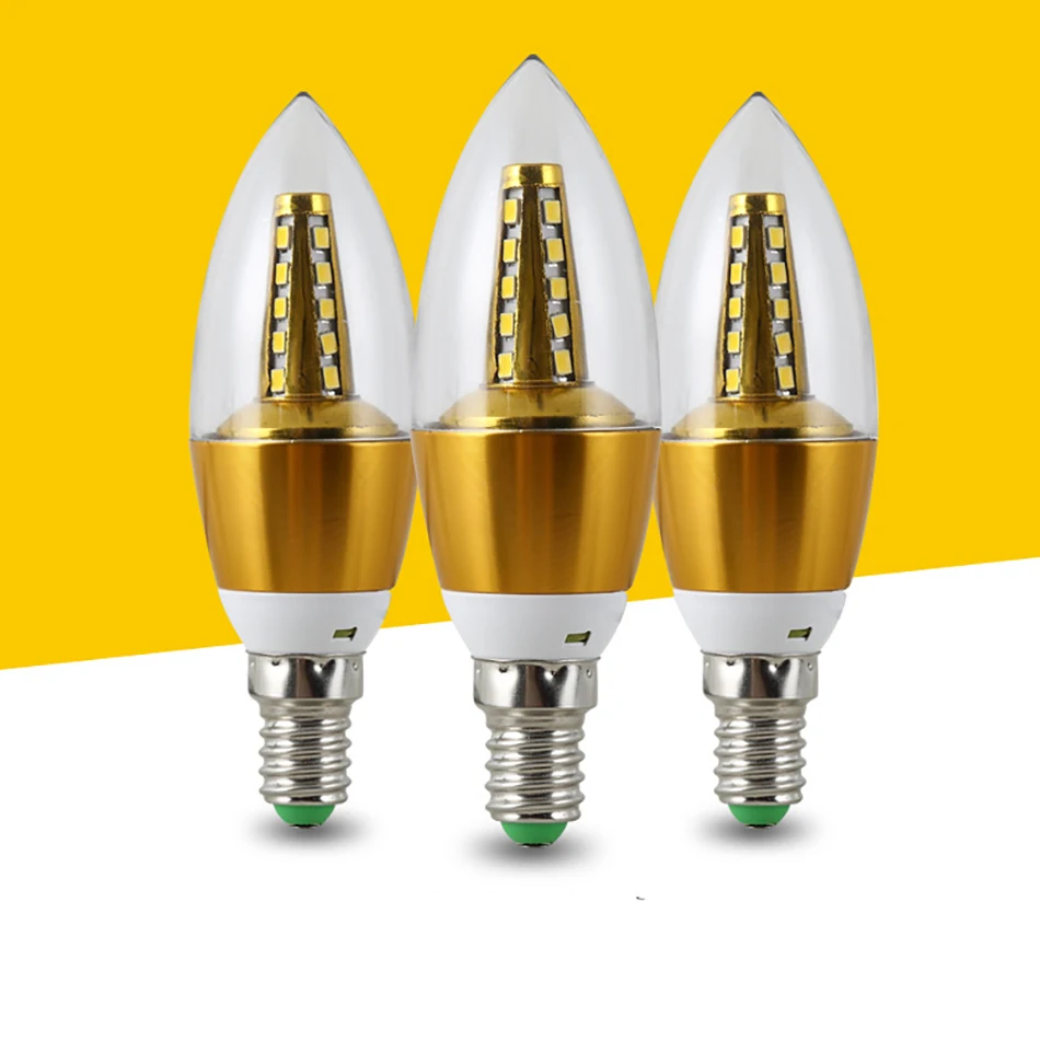 Led bulb home energy saving lamp starry candle table E27E14 chandelier 7w9w transformation light source | Лампы и освещение
