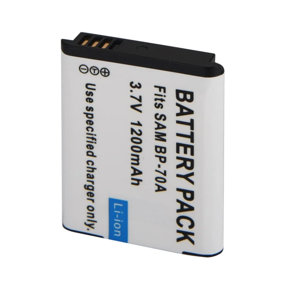 1 шт. аккумулятор для цифровой камеры Samsung AQ100 DV150F ES65 ES67 ES70 ES71 ES73 ES75 ES80 TL105 MV800 1200 мАч