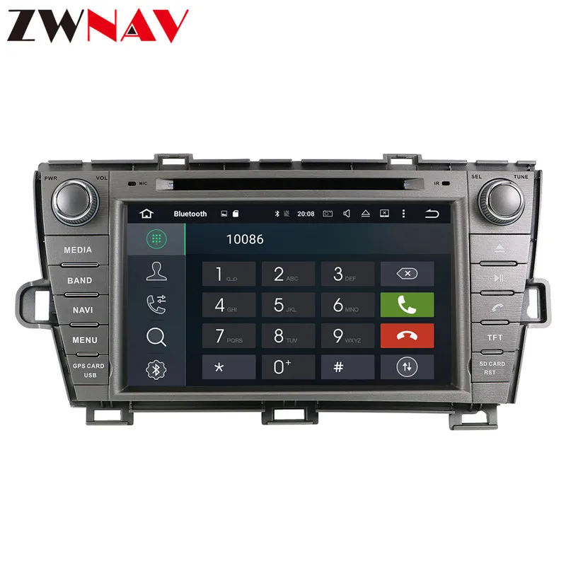 4+ 32G Android 8,0 Автомагнитола стерео головное устройство для Toyota Prius 2009 2010 2011 2012 2013 автомобильный dvd-плеер gps навигация с 8 ядрами