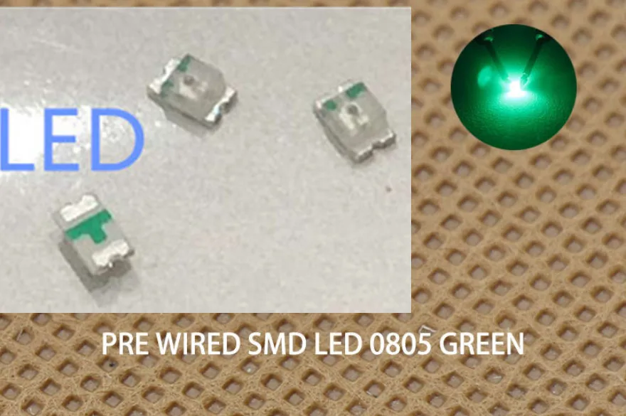 

2000piece/lot FOR leads GREEN SMD Led 0805 NEW 100%new High brightness 0.8 thickness