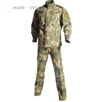 tactical ghillie suit camouflage hunting clothes usmc military army training combat shirt and pants airsoft paintball clothes
