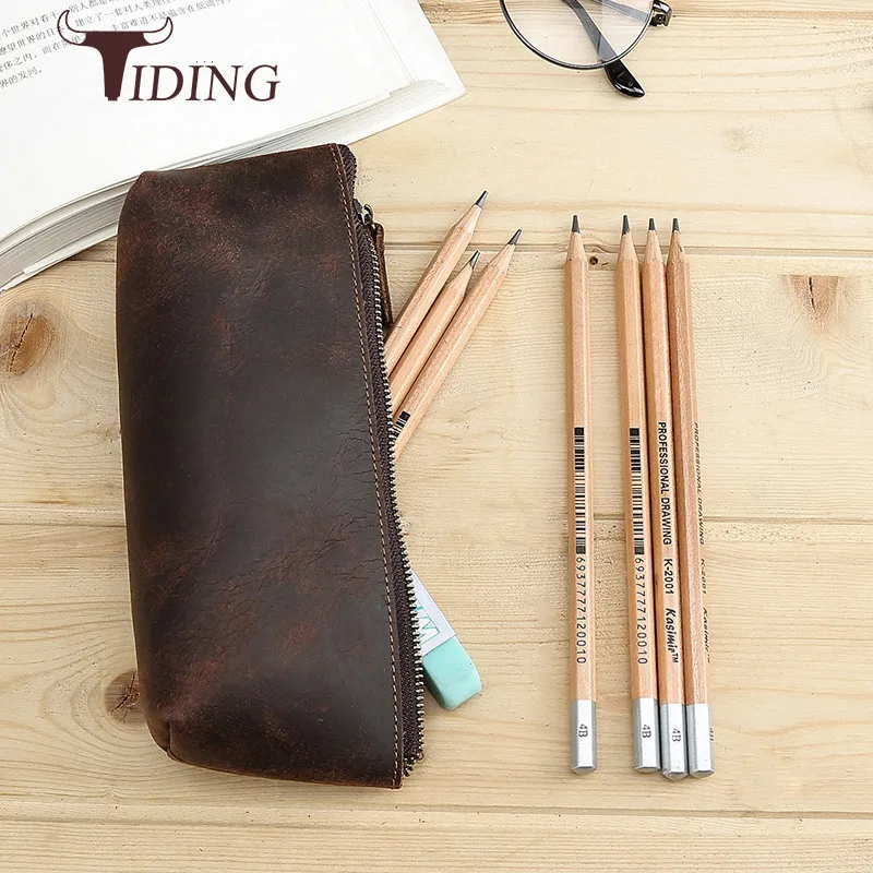 Высококачественный Кошелек для монет tiding из коровьей кожи сумка ручек мужская