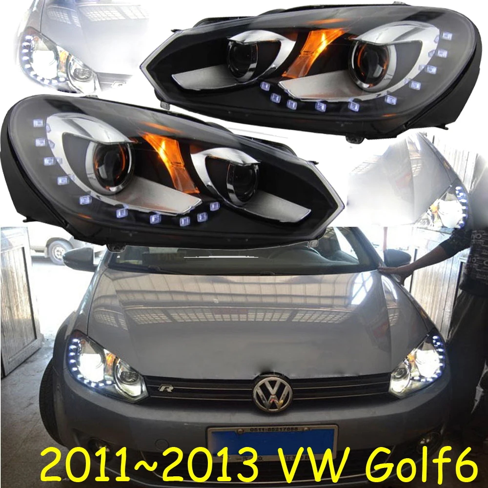 

HID, 2011 ~ 2013, автомобильный Стайлинг для фар Golf6, sharan, Golf 6, routan, saviro, polo, passat, magotan, Golf6 Головной фонарь