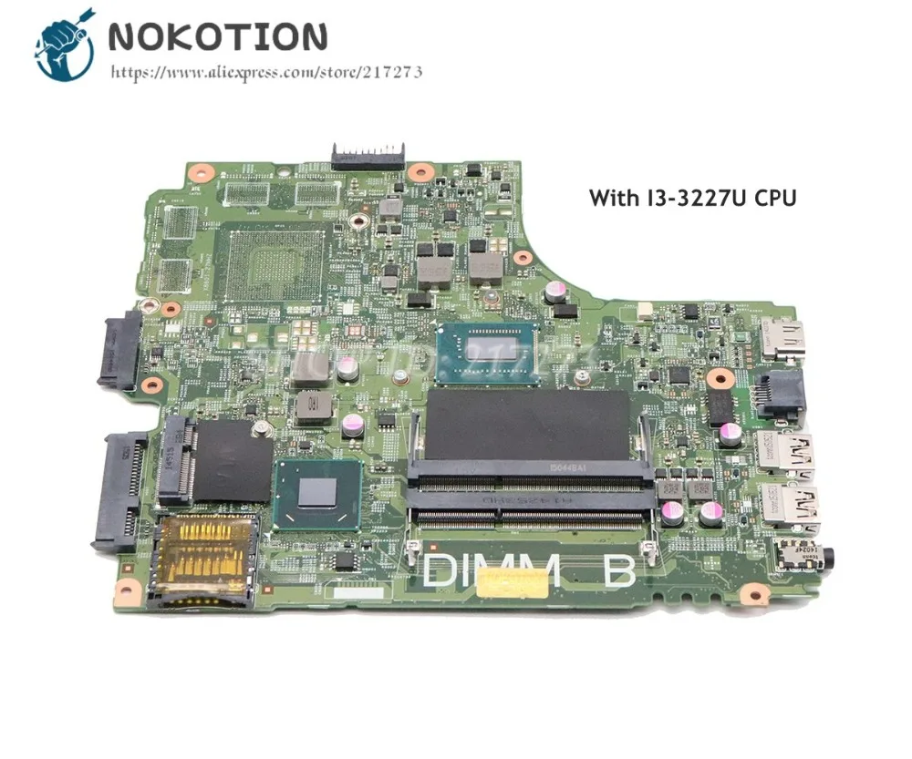 NOKOTION CN 07TT7V для DELL Inspiron 2421 3421 5421 Материнская плата ноутбука I3 3227U 12204 1 DNE40 CR PWB 5J8Y