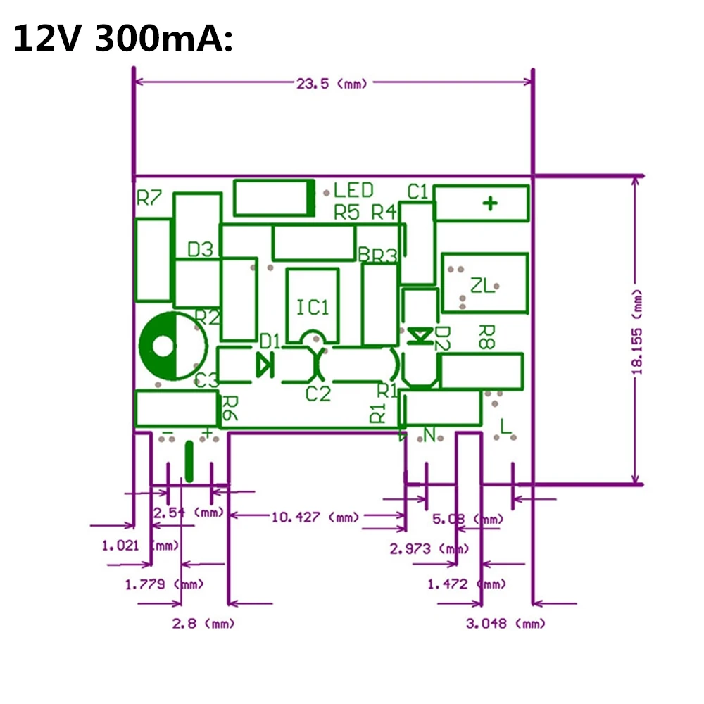 AC-DC 5V 700mA 12V 300mA 3,5 W изолированный выключатель Питание понижающий преобразователь понижающий модуль 220 в свою очередь 5 V/12 V