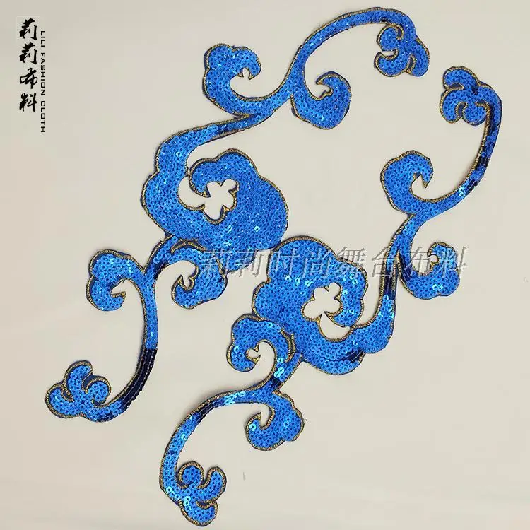 Паста Xiangyun тканевая с большими блестками паста рисунком облаков для квадратных
