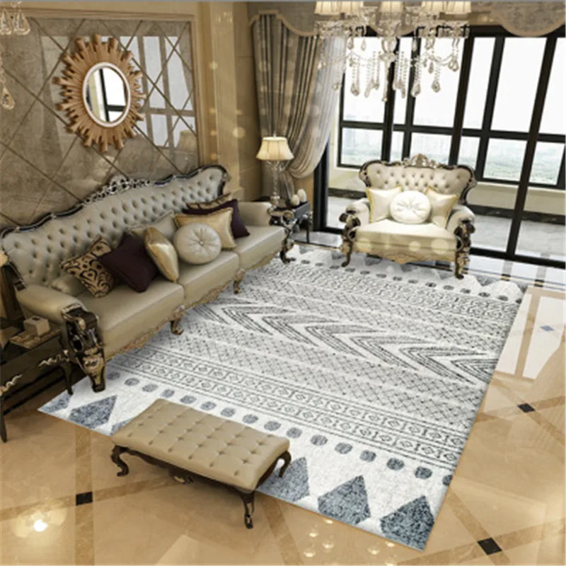 Large Area Rug For Living Room Fashion Carpet Thick Soft Rug Bedroom Centre Bedside Rug Kids Room Mat Bathroom Anti-Slip Carpets - Цвет: 6