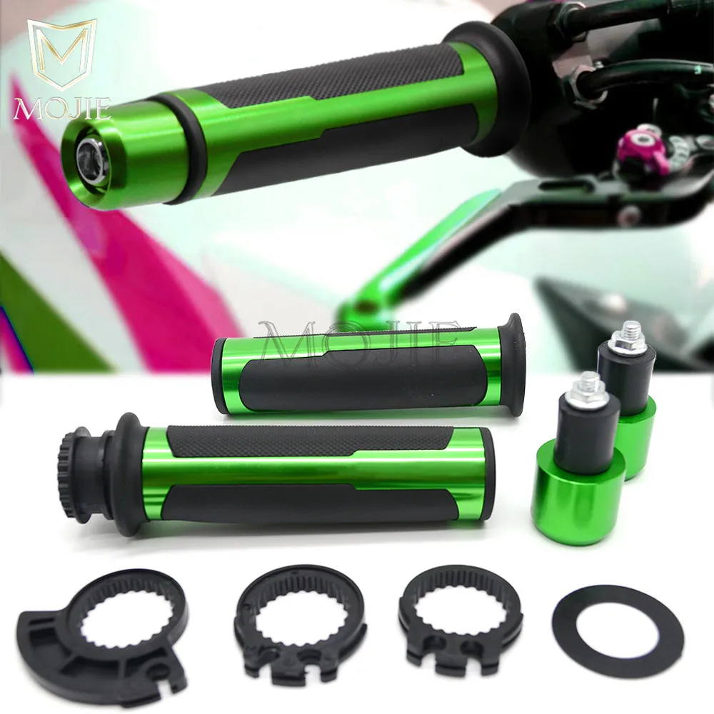 22 мм ручки для мотоцикла руля Kawasaki NINJA 250 300 R NINJA250 ZX250R EX250 NINJA300 ZX300R EX300|Ручки