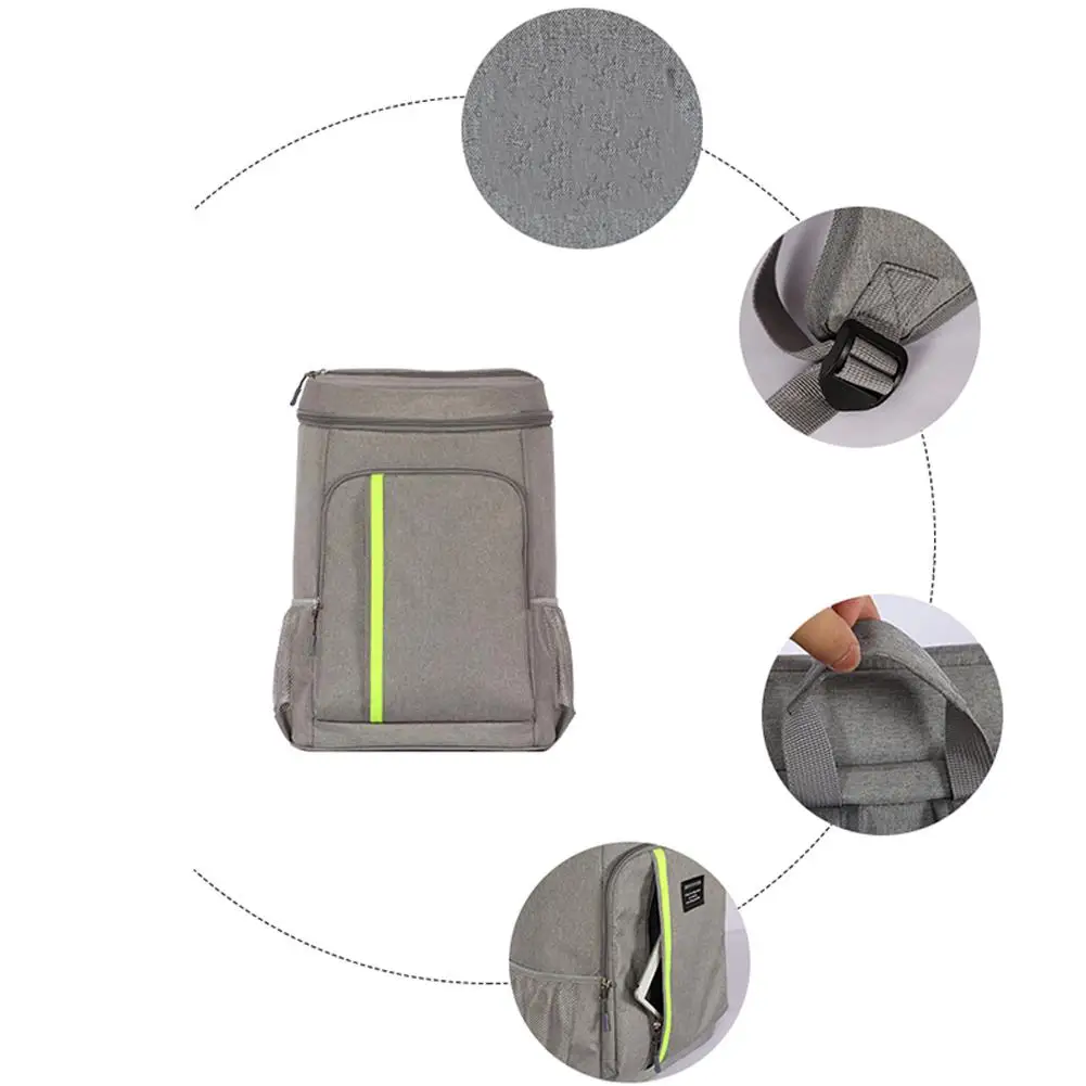 Водонепроницаемый Пикник сумка на двух ремнях термоизоляционный пакет EVA