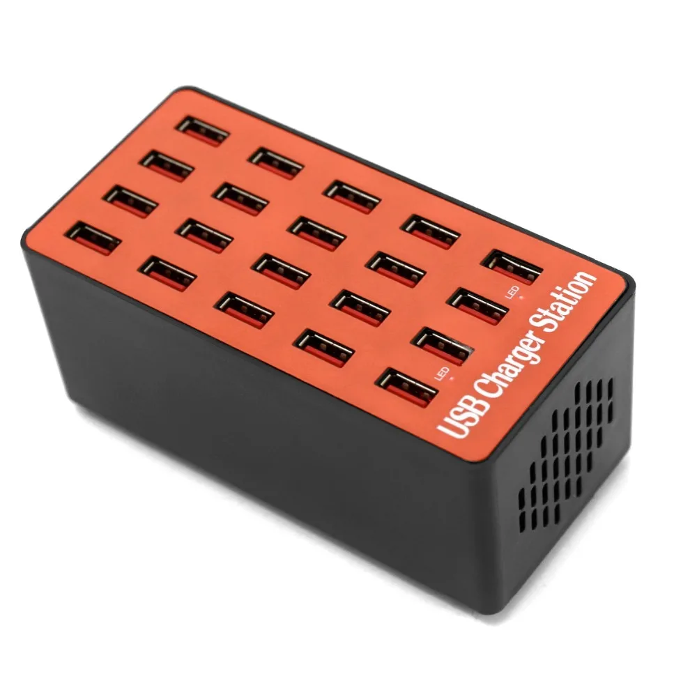 Портативное зарядное устройство SOONHUA с 20 портами USB 5 В usb выход быстрая зарядка