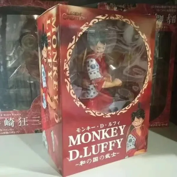 Аниме цельный обезьянка D Luffy кимоно Самурай вера. ПВХ экшн-фигурки коллекционные