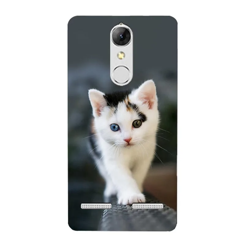 June New Cute Cat For Lenovo K6 K 6 5.0&quot K33a48 K33 a48 b36 K33b36 Phone case Plastic Back Cover Bags Case | Мобильные телефоны