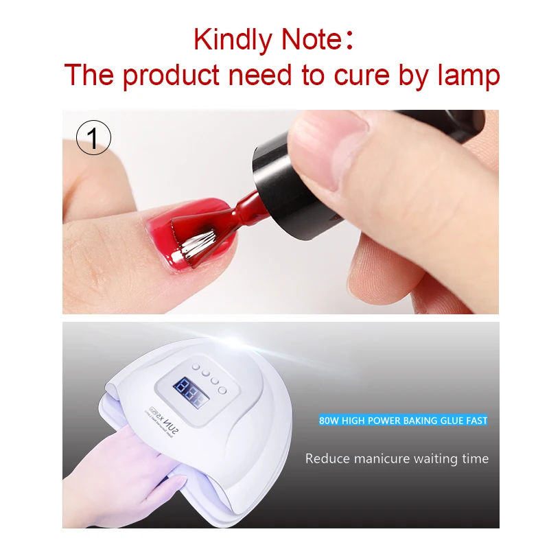 УФ Гель лак для ногтей 7 мл светодиоды дизайн маникюра отмачиваемый