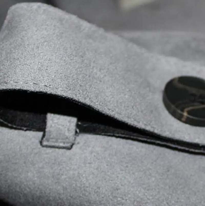 Женский облегающий Тренч из искусственной замши ветровка с поясом верхняя