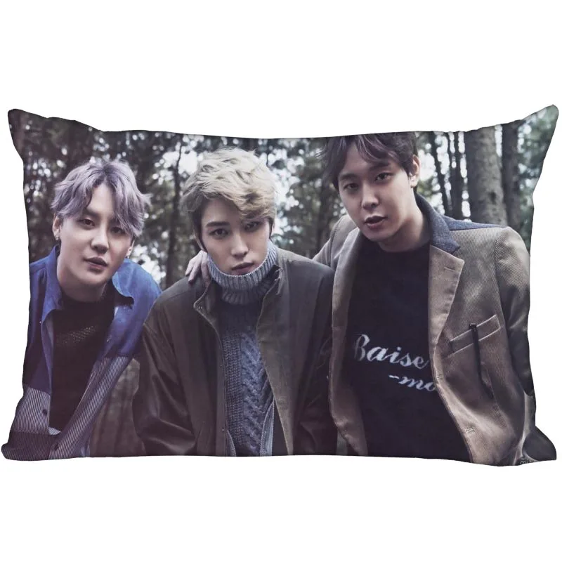 7 Новое поступление KPOP star на заказ JYJ напечатанная атласная наволочка индивидуальный логотип две стороны больше размер 35x45 см, 40x60 см, 50x75 см - Цвет: 7
