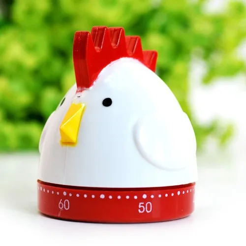 Многофункциональный милый мультяшный петух 60 минут кухонный таймер