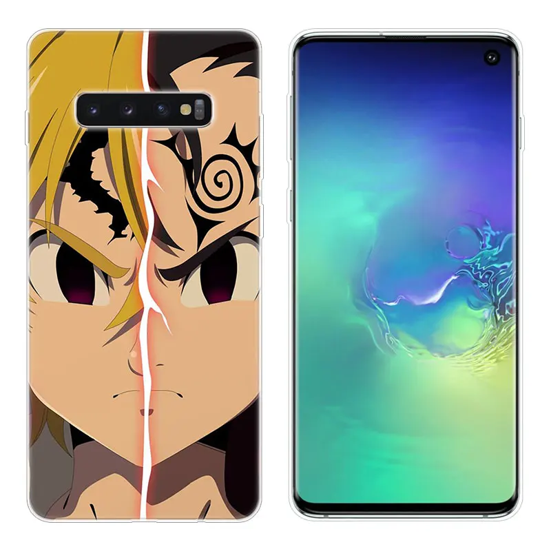 Мягкий силиконовый чехол Nanatsu No Taizai для Samsung Galaxy S10 S9 S8 Plus S7 Edge A6 A8 A7 A9 2018 A5 2017 |