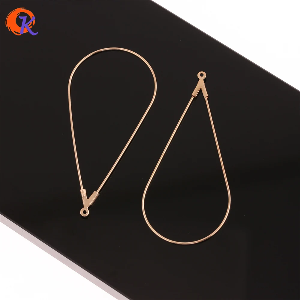 

Cordial Design 100Pcs 25*53MM Jewelry Findings & Components/Connectors Ring/DIY/Hand Made/Earrings Accessories/Earring Findings