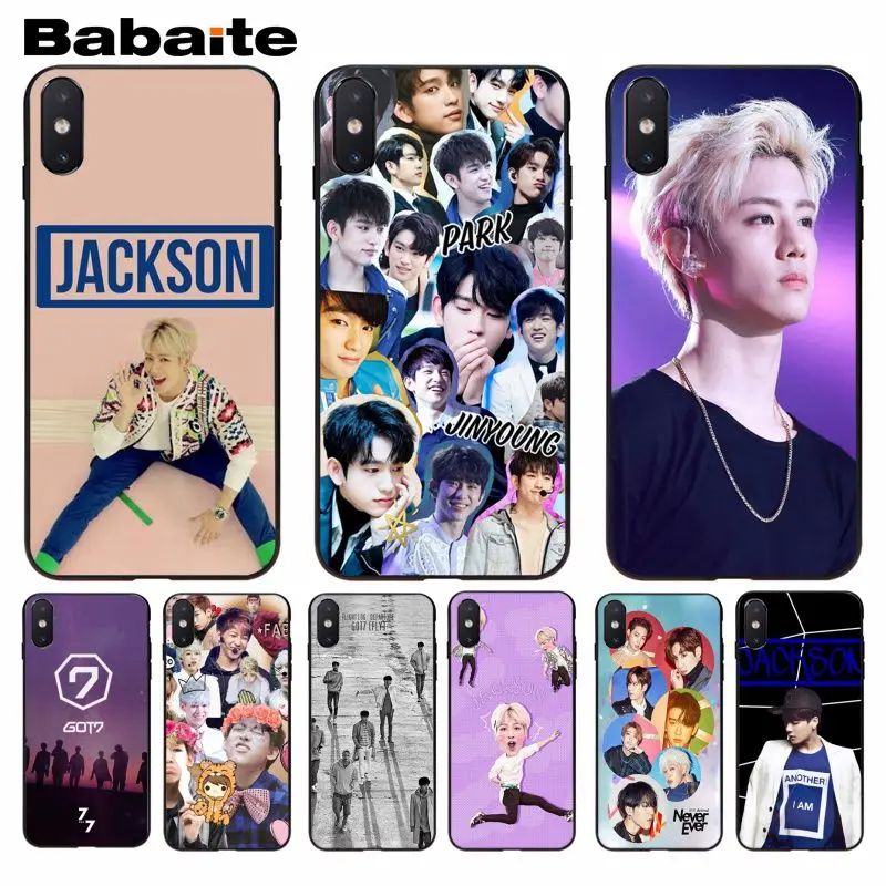 Чехол для смартфона Babaite GOT7 JinYoung Jackson Mark с обоями и рисунком iphone 5 5s 5c SE 6 6s 7 7plus 8 8plus
