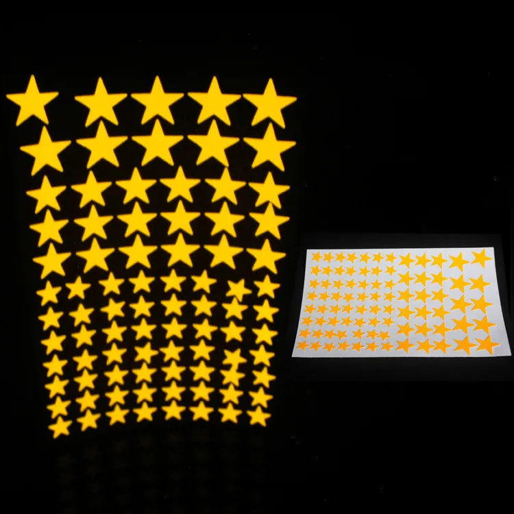 30/80PCS/sheet Luminous Moon Star Stickers Glow In The Dark for Baby Kids Bedroom Phone Case Decor Xmas Halloween Birthday Gift