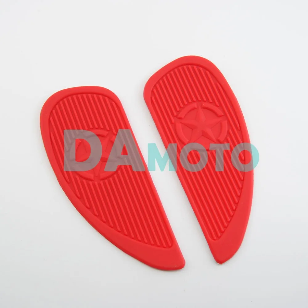 Мотоцикл кафе гонщик газа топливный бак резиновые наклейки Pad протектор оболочка