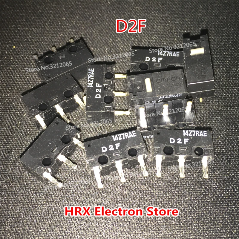 10 шт./лот микропереключатель D2F F 01 01L 01F кнопкой мыши 3PIN новый оригинальный|switch|point |