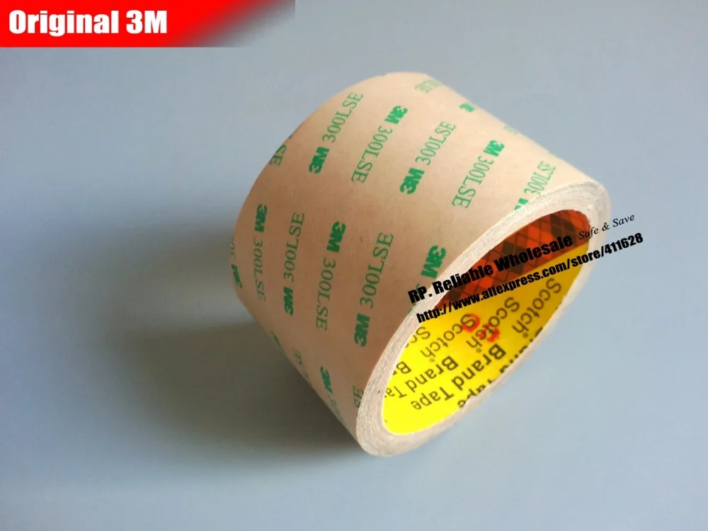 

75mm*55M, 0.17mm Thick, Super Bond 3M 300LSE WaterProof Heavy Duty Double Sided Adhesive Clear Tape for Display Screen Panel