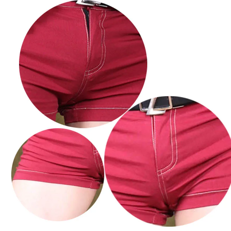 Мужские повседневные шорты MEISE брендовые облегающие с плоскими штанинами