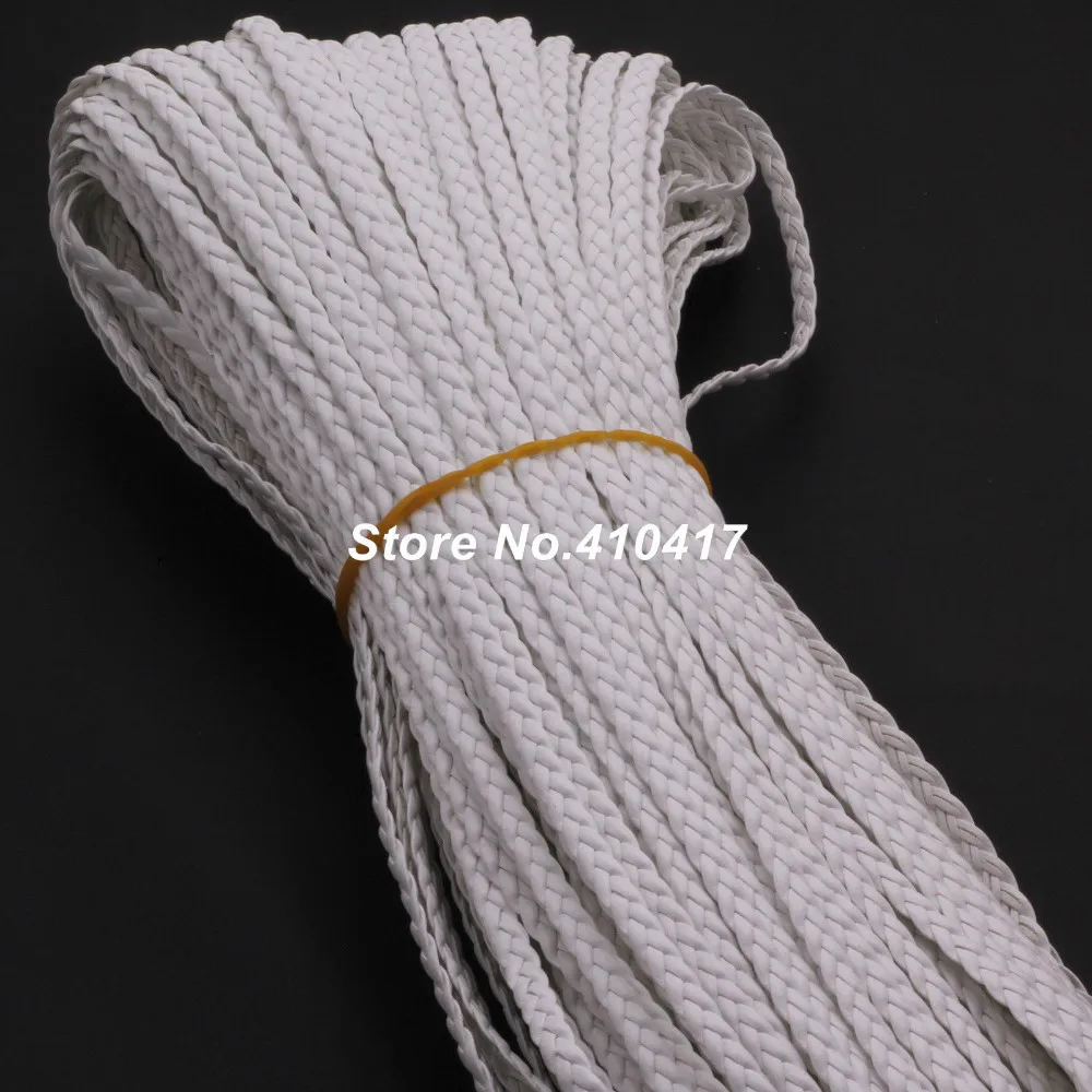 Плетеный кожаный шнур ширина 5 мм 10 ярдов/партия|leather trend|leather braided cordleather holdall |