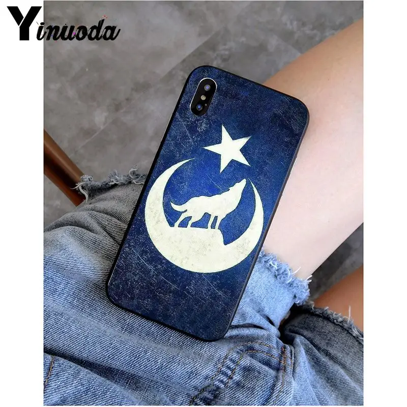 A9 Yinuoda флаг Турции волк ретроспективный телефон чехол оболочка для Apple iPhone 8 7 6 6S Plus X XS MAX 5 5S SE XR чехол - Цвет: A9