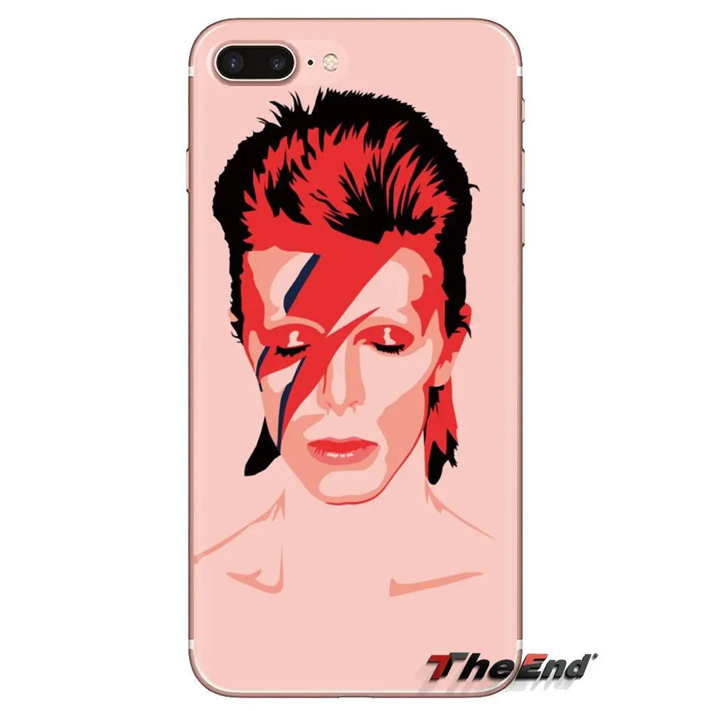 Customized David Bowie Silicone Phone Cases Covers For LG Spirit Motorola Moto X4 E4 E5 G5 G5S G6 Z Z2 Z3 G2 G3 C Play Plus Mini |